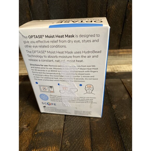 Optase Moist Heat Mask Washable Microwaveable Compress Reusable Exp 06/2026 - Picture 3 of 6